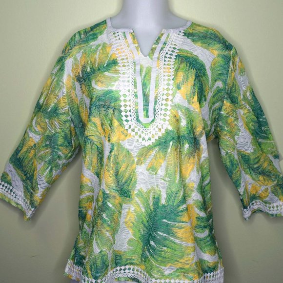 Palm Frawn  Blouse - Picture 4 of 4